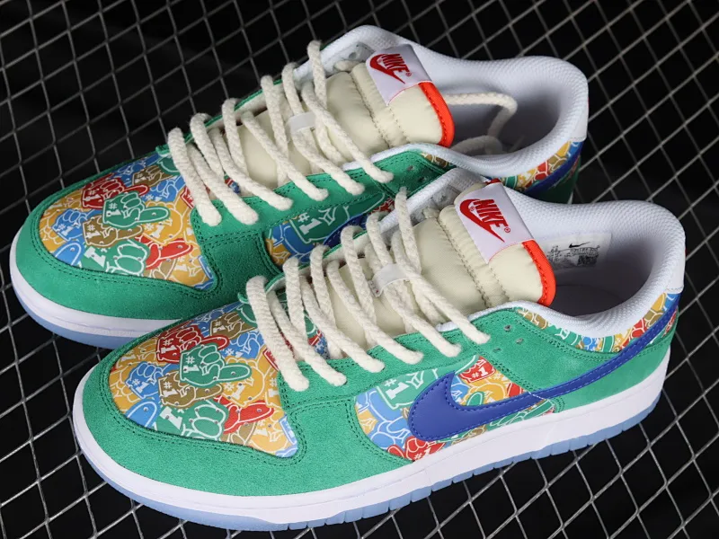 All categories Nk SB Dunk series Nk SB Dunk Low low-top sneakers F version Nk Dunk Low "Foam Finger" foam finger SB low-top casual sneakers DZ5184-300